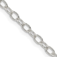 Sterling Silver Oval Cable Chain