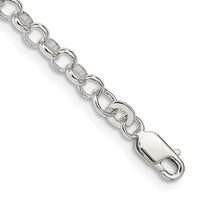 Sterling Silver 4mm Rolo Chain Bracelet