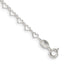 Sterling Silver 3.5mm Fancy Heart Link Chain - Larson Jewelers