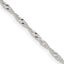 Sterling Silver 1.75mm Singapore Chain Necklace