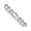 Sterling Silver 2.85mm Figaro Chain Necklace