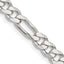 Sterling Silver 5.5mm Figaro Chain Necklace