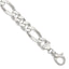 Sterling Silver 15mm Figaro Chain