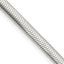 Sterling Silver 4.2mm Flat Oval Snake Chain Necklace