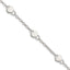 Sterling Silver Heart Childs 5 Inch Plus 1 Inch Ext. Bracelet - Larson Jewelers