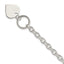 Sterling Silver Engraveable Heart Toggle Bracelet - Larson Jewelers