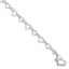 Sterling Silver Linked Heart Bracelet - Larson Jewelers