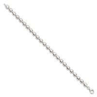 Sterling Silver Polished Heart Bracelet - Larson Jewelers