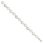 Sterling Silver Polished Heart Bracelet - Larson Jewelers