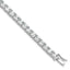 Sterling Silver Rhodium-plated Polished CZ Tennis Bracelet