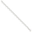 Sterling Silver 7inch Polished Fancy Heart Link Bracelet - Larson Jewelers