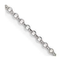 Sterling Silver 1.5mm Diamond-cut Cable Chain Necklace