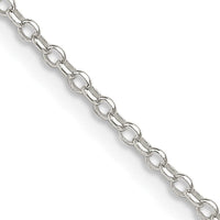 Sterling Silver 1.75mm Diamond-cut Cable Chain Necklace