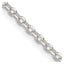 Sterling Silver 2.5mm Diamond-cut Cable Chain Necklace