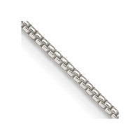 Sterling Silver 1.25mm Round Box Chain Necklace