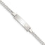 Sterling Silver Baby ID with Heart Bracelet - Larson Jewelers