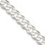 Sterling Silver 14mm Flat Curb Chain Necklace