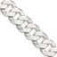 Sterling Silver 16mm Flat Curb Chain Necklace