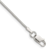 Sterling Silver Polished 1mm Octagonal Snake Chain Necklace