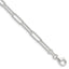 Sterling Silver Polished 4.5mm Elongated Cable Chain Necklace