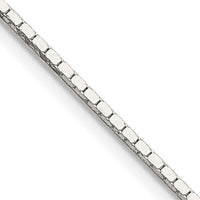 Sterling Silver 1mm Mirror Box Chain