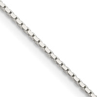 Sterling Silver .7mm Mirror Box Chain Necklace