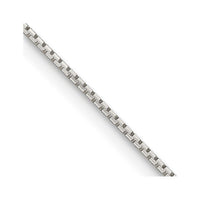 Sterling Silver 0.6mm 8 Sided Diamond-cut Mirror Box Chain