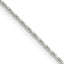 Sterling Silver 1mm Oval Box Chain Necklace