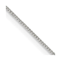 Sterling Silver .5mm Curb Chain Necklace