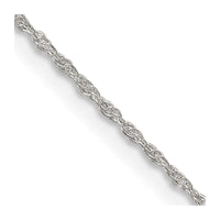 Sterling Silver 1.25mm Loose Rope Chain