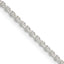 Sterling Silver 1.85mm Diamond-cut Forzantina Cable Chain Necklace