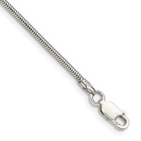 Sterling Silver 1.6mm Round Snake Chain