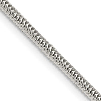 Sterling Silver 2.5mm Round Snake Chain Necklace