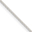 Sterling Silver .95mm Diamond-cut Round Spiga Chain Necklace