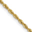 14K Diamond-cut Quadruple Rope Lobster Clasp Chain