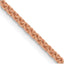 14K Rose Gold 1.7mm Solid Polished Spiga with Lobster Clasp Chain Necklace