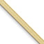 14k 2.5mm Silky Herringbone Chain Necklace