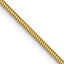 14K 1.4mm Round Snake Lobster Clasp Chain Necklace