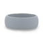 SHARK Silicone Ring for Men and Women Grey Comfort Fit Hypoallergenic Thorsten - 8mm - Larson Jewelers