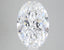 3.7 Carat Certified Oval Loose Stone Lab Grown Diamond