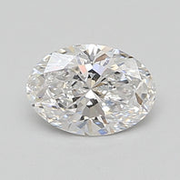 0.7 Carat Certified Oval Loose Stone Lab Grown Diamond