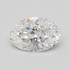 0.7 Carat Certified Oval Loose Stone Lab Grown Diamond