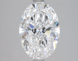 3 Carat Certified Oval Loose Stone Lab Grown Diamond