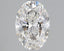 1.5 Carat Certified Oval Loose Stone Lab Grown Diamond