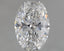 0.5 Carat Certified Oval Loose Stone Lab Grown Diamond