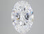 5 Carat Certified Oval Loose Stone Lab Grown Diamond