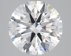 3.2 Carat Certified Round Loose Stone Lab Grown Diamond