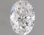 0.5 Carat Certified Oval Loose Stone Lab Grown Diamond