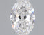 0.7 Carat Certified Oval Loose Stone Lab Grown Diamond