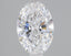 1.5 Carat Certified Oval Loose Stone Lab Grown Diamond